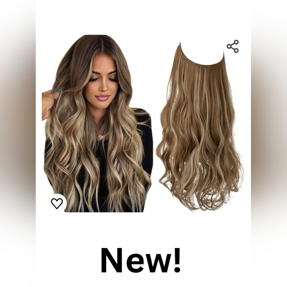 Halo Hair Piece - Dark Blonde